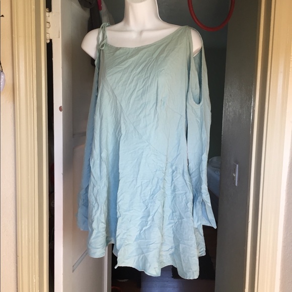 Free people clear skies cold shoulder tunic dress - Picture 2 of 8